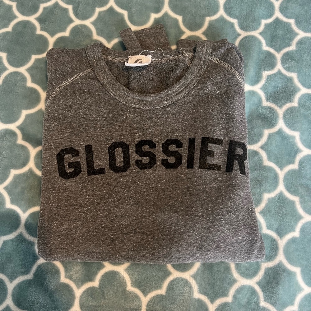 Glossier Gray Sweatshirt - Picture 2 of 4